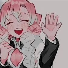 Postacie z anime demony anime sztuka. Mitsuri Icon Aesthetic Anime Anime Matching Profile Pictures