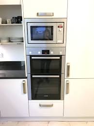 Reattach blower plate to microwave oven. Used Magnet Kitchen With Granite Worktops The Used Kitchen Company