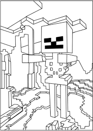 All pdf templates on this page can be downloaded and printed for free. Minecraft Skeleton Coloring Colouring In Printables Pictures To Color Online Coloring Pages