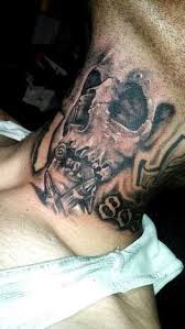 Bite The Bullet Tattoo Skull Tattoo Biting The Bullet California Tattoo Skull Tattoo Hand Tattoos Tattoos