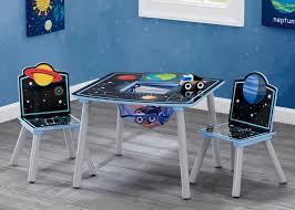 Space Adventures Kids Wood Table And Chair Set With Storage Kids Wood Table And Chair Sets Delta Children