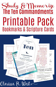 Obedience to the law governing the universe.1 that made tablets (deuteronomy 10:2). Study And Memorize The Ten Commandments Free Printable Pack Clarissa R West