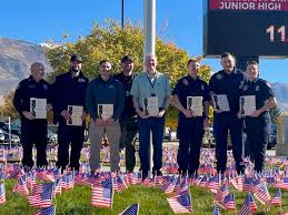 This week Chase Parry and Trevor Lawrence were sworn in to the rank of  Captain and Lieutenant. Both of them will lead and serve the city of  American Fork and Cedar Hills