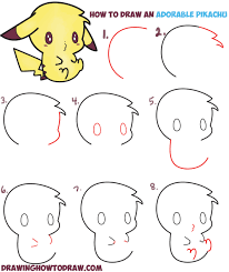 Learn How To Draw An Adorable Pikachu Kawaii Chibi Easy Step By Step Drawing Tutorial For Kids Beginners How To Draw Step By Step Drawing Tutorials You'll even find tutorials based on popular characters, including amazing super heroes, cute anime animals, and fairy tale favorites. easy step by step drawing tutorial for