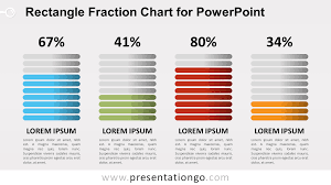 rectangle fraction chart for powerpoint presentationgo com