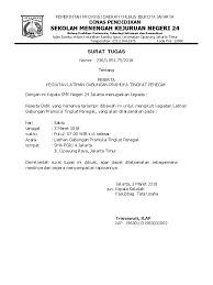 Perekonomian indonesia, ghalia indonesia, jakarta. Surat Tugas Siswa Kegiatan Pramuka