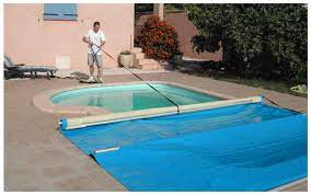 bache pool barre argent piscines jusqu a 6 x 12 m