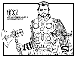 How to draw thor with his stormbreaker from the avengers.if you enjoyed this video then check out the link below with more drawing tutorials in this playlist. How To Draw Thor Ragnarok Full Body Learn How To Draw