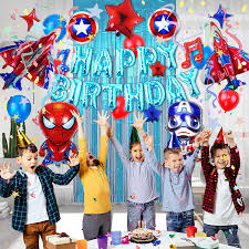 Free shipping on orders over $25 shipped by amazon. Buy Superhero Birthday Party Decorations Kids Birthday Party Supplies Superhero Balloons Perfect For Your Kids Theme Party Online In Indonesia B07vhy2pn9