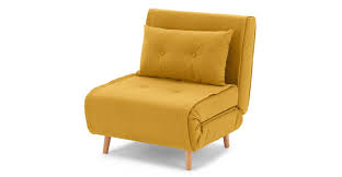 Shop our collection of luxurious and comfortable modern sofa beds with click & collect. Haru Single Sofa Bed Butter Yellow Single Sofa Bed Single Sofa Convertible Sofa Bed