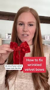 How to Get Wrinkles Out of Velvet Ribbon Chrsmas Ribbon
