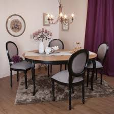 Table A Manger A Rallonge Ronde En Bois L120cm Avec Plateau En Bois Massif Pauline Mathil Table Salle A Manger Chaises De Table A Manger Salle A Manger Baroque