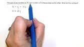 In this case, the equation is y=20x. Solving Proportional Relationships Word Problems Part 2 Youtube