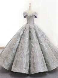 Black And Silver Gown For Debut Silver Ball Gown Sequins Off The Shoulder Backless Wedding Dress Ball Gowns Gowns Ball Gowns Prom