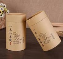 100% Biodegradable Cardboard Cylinder Tea Box Container Paper Tube for Whiskey Wine Bottle Packaging