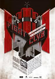 This is a digital download file. Fight Club Poster Design
