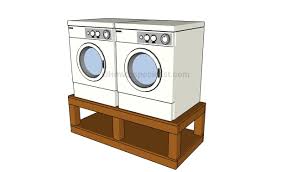 Our selection includes washer pedestals and dryer pedestals, available in white and silver. Washer Dryer Pedestal Plans Howtospecialist How To Build Step By Step Diy Plans