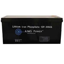 12 volt / 200 amp hour lifep04 lithium battery. Aims Lithium Battery 12v 200ah Lifepo4 With Bluetooth Monitoring The Inverter Store