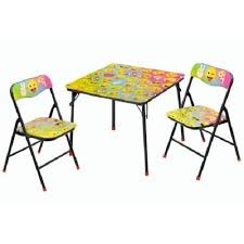 Kids Folding Table Chairs Set Emoji Child Furniture Room Kid Bedroom Playroom Table And Chair Sets Table And Chairs Kids Table Set