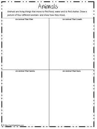 Animals That Swim Fly Crawl Or Run Animal Worksheets Animals Running