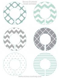 Download Closet Dividers Printable Emma Courtney Lifestyle Design