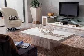 All white coffee tables can be shipped to you at home. New Design Living Room Furniture Modern White Marble Coffee Table From China Stonecontact Com