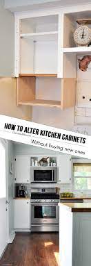 Solid wood cabinets and quartz countertops. How To Alter Kitchen Cabinets Cherished Bliss