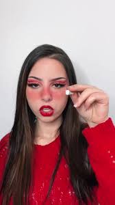 Mrs. Claus Night Out Makeup Transformation