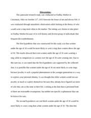 Discussion section in research paper example. How To Create An Methods Section Research Paper Notes Methods Section Key Things To Remember You Must Make Sure To Differentiate Between Your Course Hero