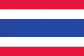 Fahne thailand querformat 90 x 150 cm thailändische hiss flagge nationalflagge. Flagge Thailand 110 G M Www Flaggenmeer De