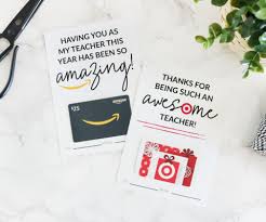 Target giftcards® let you shop for thousands of items at more than 1,700 target and supertarget® stores, as well as online at target.com. Amazon And Target Teacher Appreciation Printable Gift Card Holders The Crafted Sparrow