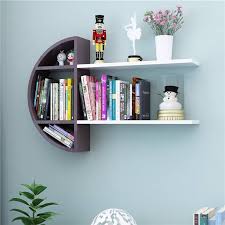 With the wall bracket and its clamp you can create a storage shelf or bedside shelf using a variety of shelf tops. Creative Floating Bookshelf Invisible Bookshelves Modern Corner Bookshelf For Home Decor Welcome To Esshelf