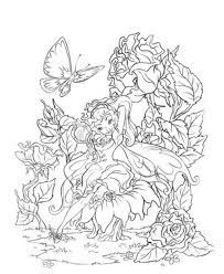 Marvelous fairy coloring pages for adults pin by christine mccreary on art. Very Difficult And Detailed Fairy Coloring Pages For Adults To Print Letscolorit Com Fairy Coloring Book Fairy Coloring Pages Fairy Coloring