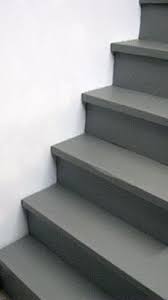 Paint Your Unfinished Stairs With Behr Porch And Patio Floor Paint In Slate Gray Garage Stairs Basement Steps Basement Stairs