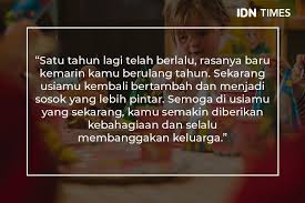 Maybe you would like to learn more about one of these? 10 Ucapan Selamat Ulang Tahun Untuk Anak Yang Menyentuh Hati