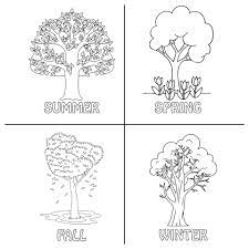 Color winter, spring, fall and summer printables. 6 Best Seasons Preschool Coloring Pages Printables Printablee Com