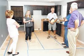 Habitat house at walk-through stage