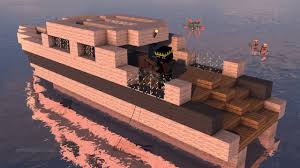 Place 2 oak wood planks in the first row on either side and 3 oak wood planks placed in the second row. How To Make A Moving Boat In Minecraft No Mods Youtube