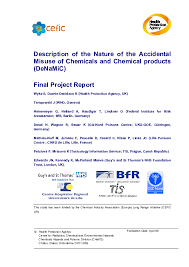 Maybe you would like to learn more about one of these? Pdf The Denamic Project Description Of The Nature Of Accidental Misuse Of Chemicals And Chemical Products R Duarte Davidson S Wyke And Joanna Tempowski Academia Edu