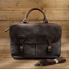 Wilson Leather Briefcase Grey Leather Briefcase Leather Gifts Leather Satchel