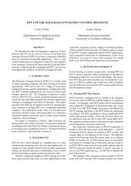 Smt values for token packet type registry. Rtp And The Datagram Congestion Control Protocol Colin Perkins
