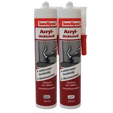 Silikon ist bestaendiger und elastischer, bietet vermutlich auch die bessere waermeleitung. Bauspezi Acryl Dichtstoff Bauspezi Baumarkt