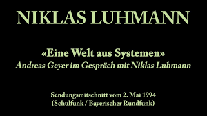 Psychische systeme autopoiesis auf beschreibung von zellnetzwerken beschränken & organisatorische geschlossenheit. Niklas Luhmann 1994 Eine Welt Aus Systemen Youtube