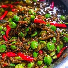 Sambal tumis petai ikan bilis mp3 & mp4. Sambal Ikan Bilis Petai Cili Padi