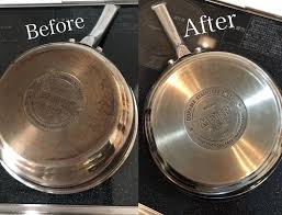 フライパン裏の焦げをササッと落とす方法 お掃除の裏技 自家製クリーナー お掃除