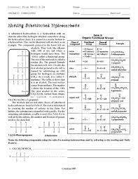 Organic Chemistry Naming Substituted Hydrocarbons Worksheet Lesson Planet Chemistry Worksheets Chemistry Word Problem Worksheets