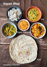 Nepali Meal Indian Food Recipes India Food Nepali Food