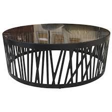Free delivery and returns on ebay plus items for plus members. Contemporary Round Coffee Table With Smoked Black Glass Top And Metal Under Frame For Sale At 1stdibs