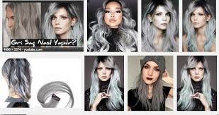 Gri Sac Boyama Nasil Yapilir Sac