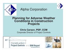 Planning For Adverse Weather In Construction Projects